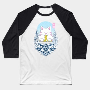 Ramen Cat Baseball T-Shirt